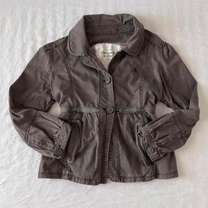 Y2K Abercrombie & Fitch Brown Babydoll Jacket